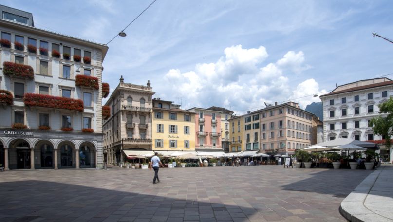 Lugano's historic centre