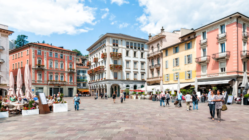 Lugano's historic centre