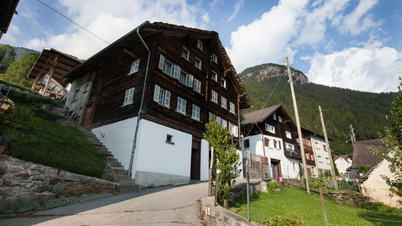 Strada Alta in the Leventina Valley
