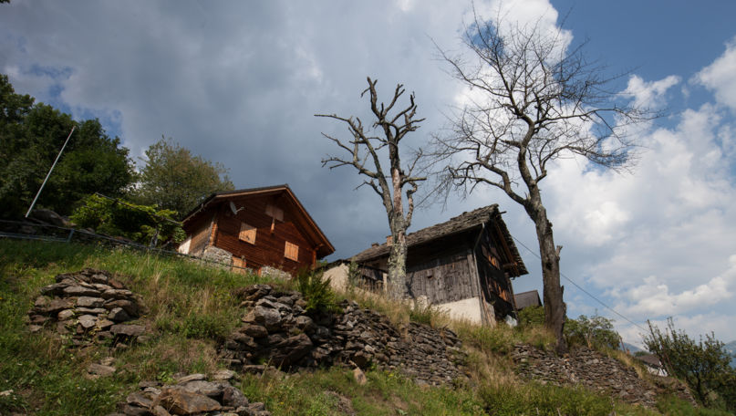 Strada Alta in the Leventina Valley