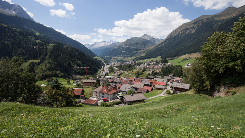 Strada Alta in the Leventina Valley